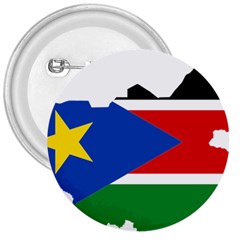 South Sudan Flag Map Geography 3  Buttons by Sapixe