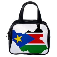 South Sudan Flag Map Geography Classic Handbag (one Side) by Sapixe