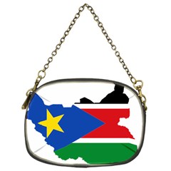 South Sudan Flag Map Geography Chain Purse (one Side) by Sapixe