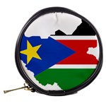 South Sudan Flag Map Geography Mini Makeup Bag Back