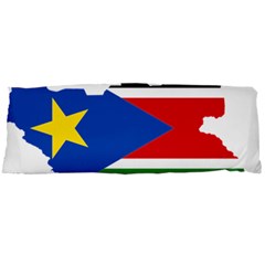 South Sudan Flag Map Geography Body Pillow Case Dakimakura (two Sides) by Sapixe