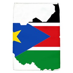 South Sudan Flag Map Geography Removable Flap Cover (l) by Sapixe