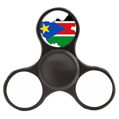 South Sudan Flag Map Geography Finger Spinner by Sapixe