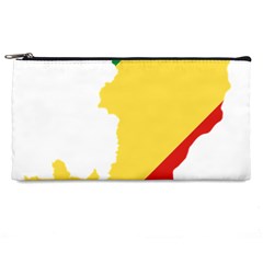 Congo Flag Map Geography Outline Pencil Cases by Sapixe