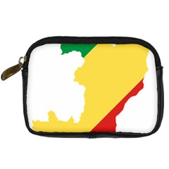 Congo Flag Map Geography Outline Digital Camera Leather Case by Sapixe