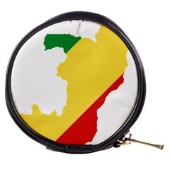 Congo Flag Map Geography Outline Mini Makeup Bag by Sapixe