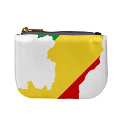 Congo Flag Map Geography Outline Mini Coin Purse by Sapixe