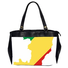 Congo Flag Map Geography Outline Oversize Office Handbag (2 Sides) by Sapixe