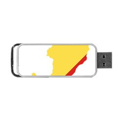 Congo Flag Map Geography Outline Portable Usb Flash (two Sides) by Sapixe