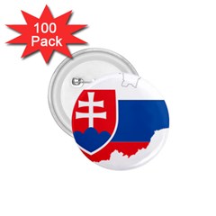 Slovakia Country Europe Flag 1 75  Buttons (100 Pack)  by Sapixe