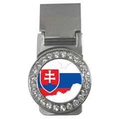 Slovakia Country Europe Flag Money Clips (cz)  by Sapixe