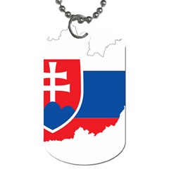 Slovakia Country Europe Flag Dog Tag (one Side) by Sapixe