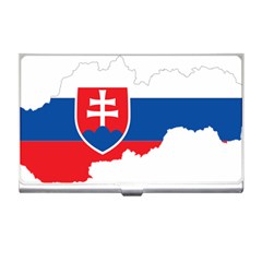 Slovakia Country Europe Flag Business Card Holder by Sapixe