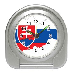 Slovakia Country Europe Flag Travel Alarm Clock