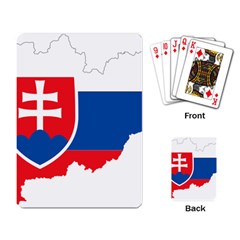 Slovakia Country Europe Flag Playing Cards Single Design (rectangle) by Sapixe