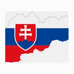 Slovakia Country Europe Flag Small Glasses Cloth (2 Sides) by Sapixe