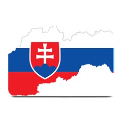 Slovakia Country Europe Flag Plate Mats by Sapixe