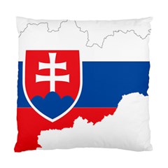 Slovakia Country Europe Flag Standard Cushion Case (two Sides) by Sapixe