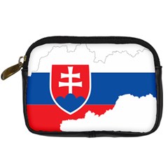 Slovakia Country Europe Flag Digital Camera Leather Case by Sapixe