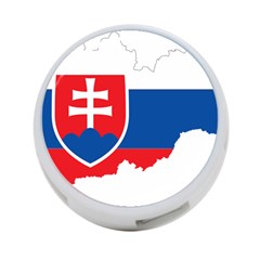 Slovakia Country Europe Flag 4-port Usb Hub (one Side) by Sapixe