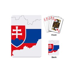 Slovakia Country Europe Flag Playing Cards Single Design (mini) by Sapixe