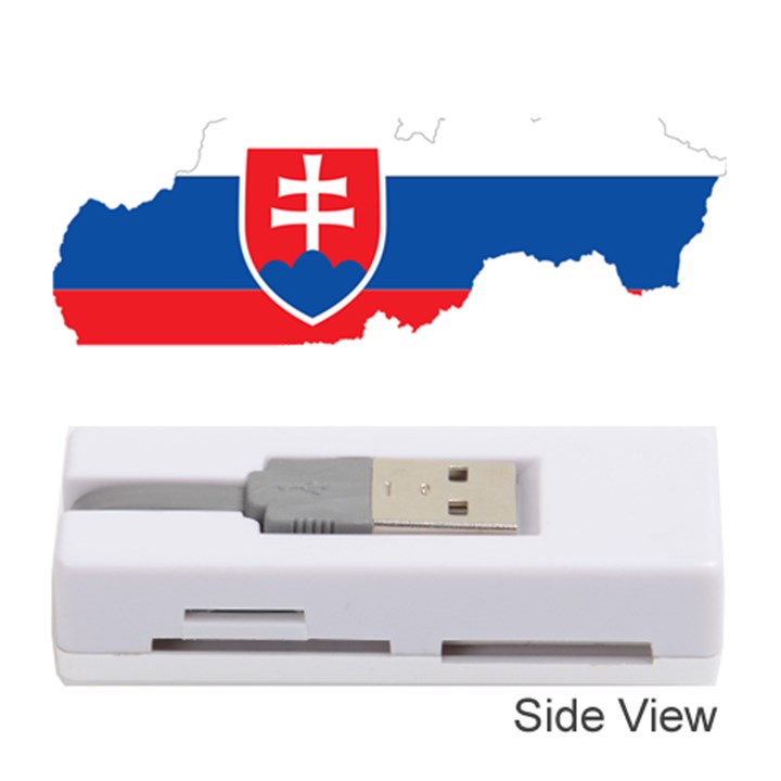 Slovakia Country Europe Flag Memory Card Reader (Stick)