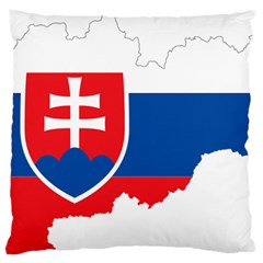 Slovakia Country Europe Flag Large Flano Cushion Case (one Side) by Sapixe