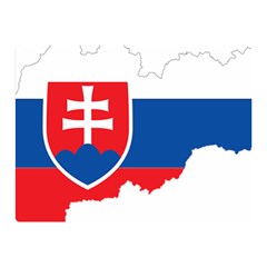 Slovakia Country Europe Flag Double Sided Flano Blanket (mini)  by Sapixe