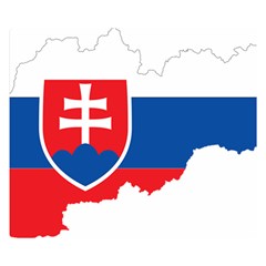 Slovakia Country Europe Flag Double Sided Flano Blanket (small)  by Sapixe