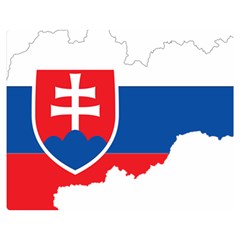 Slovakia Country Europe Flag Double Sided Flano Blanket (medium)  by Sapixe