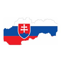 Slovakia Country Europe Flag Satin Wrap by Sapixe