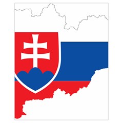 Slovakia Country Europe Flag Drawstring Bag (small) by Sapixe