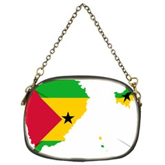 Sao Tome Principe Flag Map Chain Purse (one Side) by Sapixe