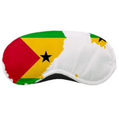 Sao Tome Principe Flag Map Sleeping Mask by Sapixe