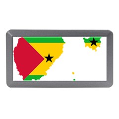 Sao Tome Principe Flag Map Memory Card Reader (mini) by Sapixe