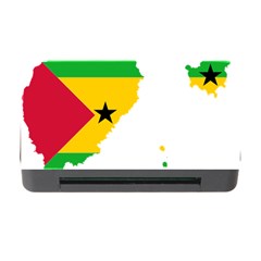 Sao Tome Principe Flag Map Memory Card Reader With Cf by Sapixe