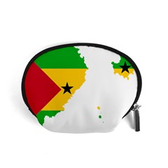 Sao Tome Principe Flag Map Accessory Pouch (small) by Sapixe