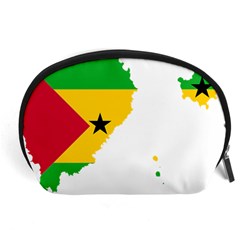 Sao Tome Principe Flag Map Accessory Pouch (large) by Sapixe