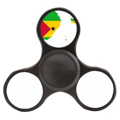 Sao Tome Principe Flag Map Finger Spinner by Sapixe