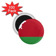 Belarus Country Europe Flag 1 75  Magnets (100 Pack)  by Sapixe