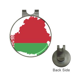 Belarus Country Europe Flag Hat Clips With Golf Markers by Sapixe