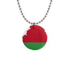 Belarus Country Europe Flag 1  Button Necklace by Sapixe