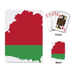 Belarus Country Europe Flag Playing Cards Single Design (rectangle) by Sapixe