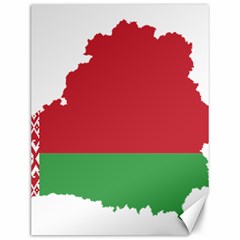 Belarus Country Europe Flag Canvas 12  X 16  by Sapixe