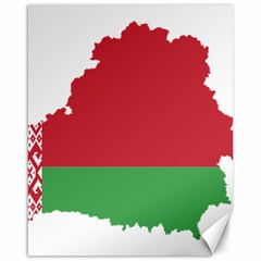 Belarus Country Europe Flag Canvas 16  X 20  by Sapixe