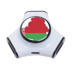 Belarus Country Europe Flag 3-port Usb Hub by Sapixe