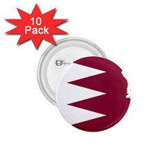 Borders Country Flag Geography Map Qatar 1.75  Buttons (10 pack)