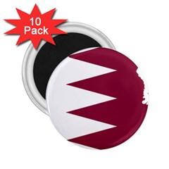 Borders Country Flag Geography Map Qatar 2.25  Magnets (10 pack) 