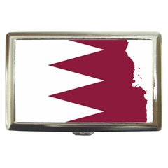 Borders Country Flag Geography Map Qatar Cigarette Money Case