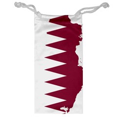 Borders Country Flag Geography Map Qatar Jewelry Bag